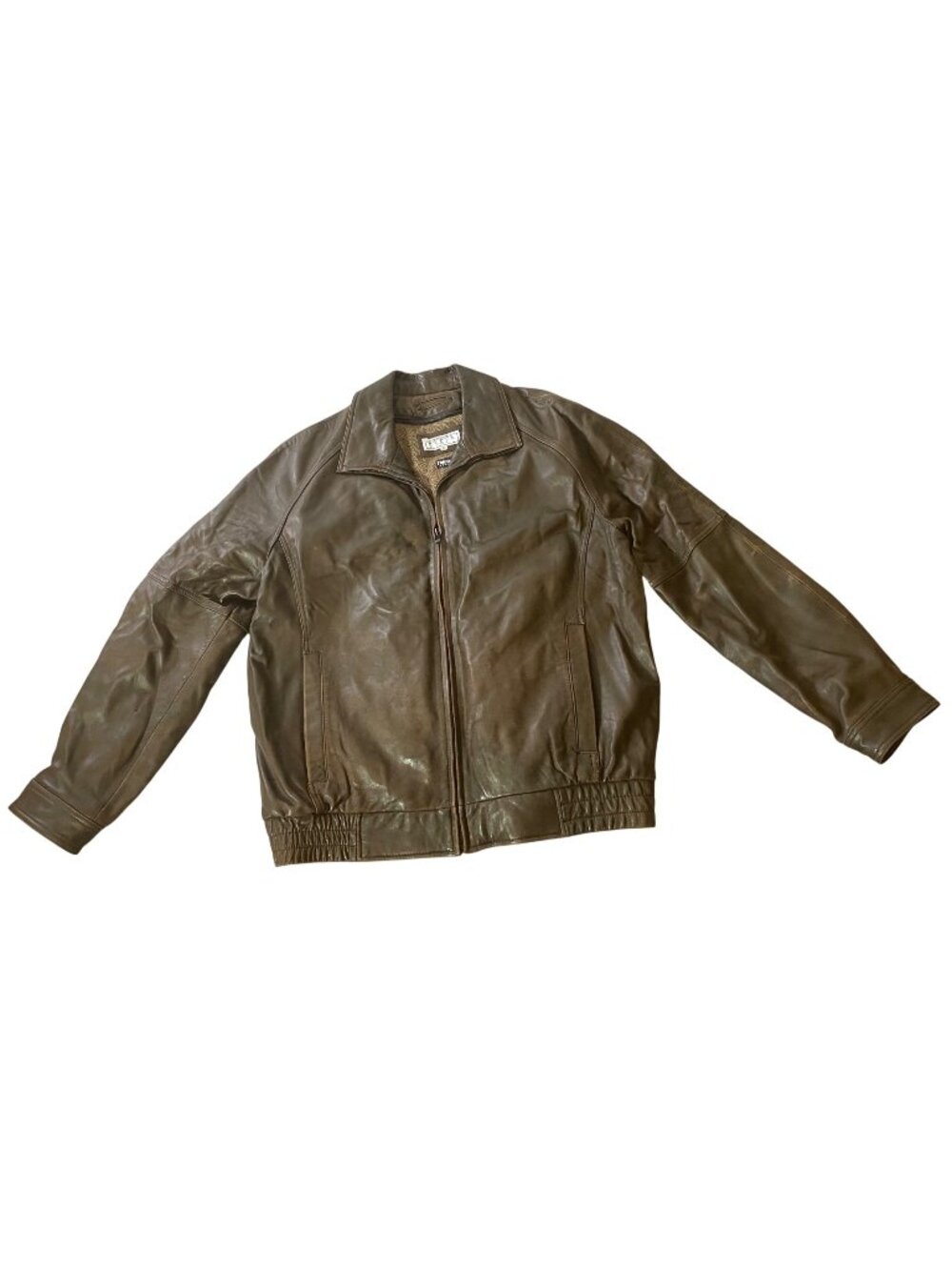 Vintage Classic Pelle Studio Brown Leather Jacket Thinsulate Zip Out Lining XL